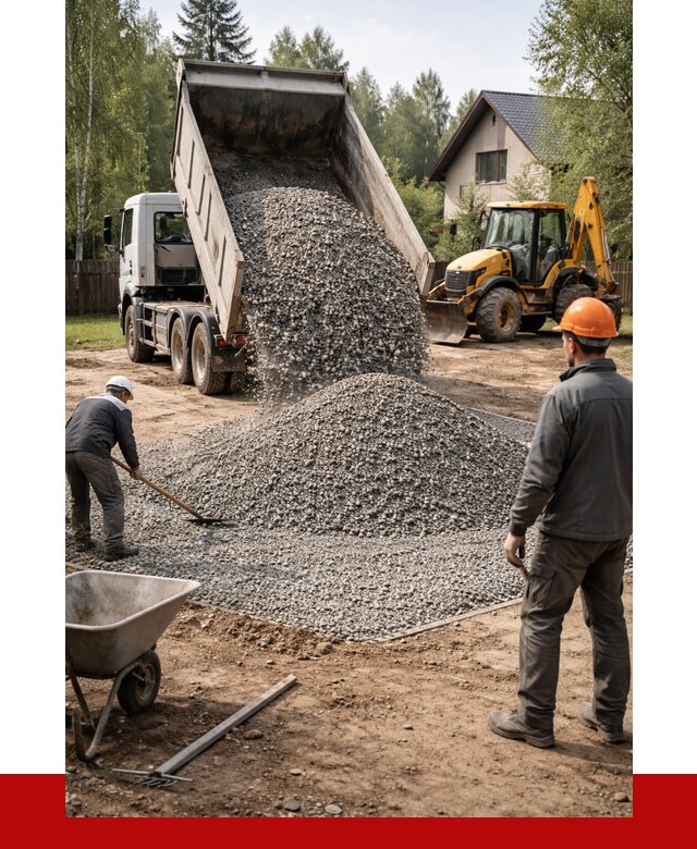 Отсыпка участка щебнем в Ахтубинске от 6731 р. ПРОНЕРУДХтб