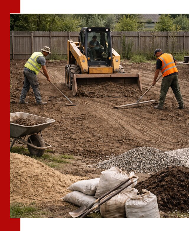 Выравнивание участка под строительство и благоустройство в Ахтубинске