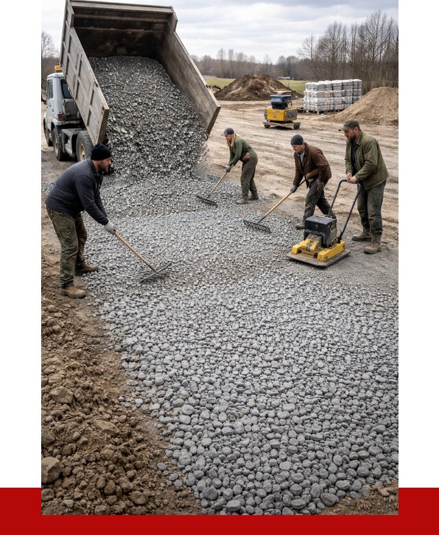 Устройство щебеночной подушки в Ахтубинске от 4660 р. ПРОНЕРУДХтб