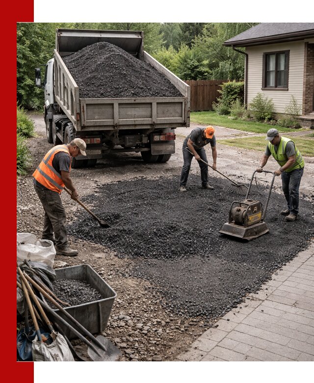 Асфальтовая крошка для двора с доставкой в Ахтубинске